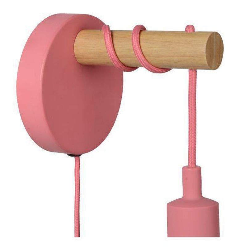 Pauline vegglampe - Rosa-Vegglamper-Lucide-LC08227/01/66-Lightup.no