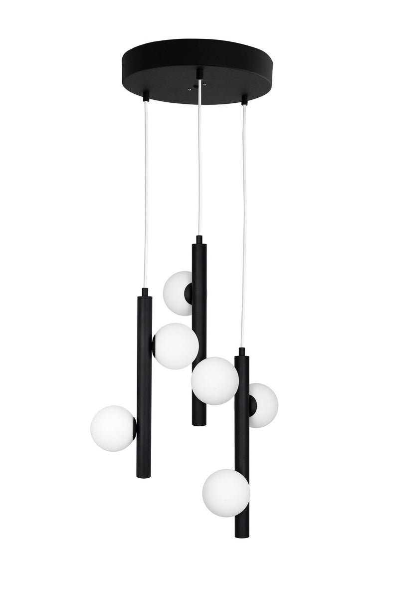 Pearl 3 takpendel - Svart/Hvit-Takpendler-Globen Lighting-250411-Lightup.no