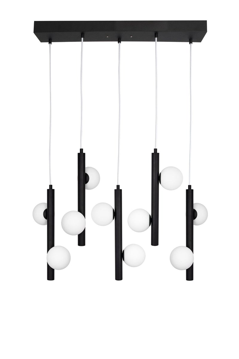 Pearl 5 takpendel - Svart/Hvit-Takpendler-Globen Lighting-270411-Lightup.no