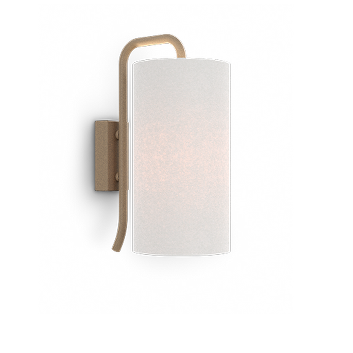 Pensile vegglampe small med skjerm - Sand/Hvit-Vegglamper-Belid-5710202+9478745-Lightup.no
