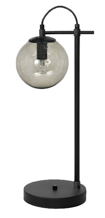 Perla bordlampe 60 cm - Svart/Røykfarget-Bordlamper-Hallbergs-HS__6662-330-Lightup.no