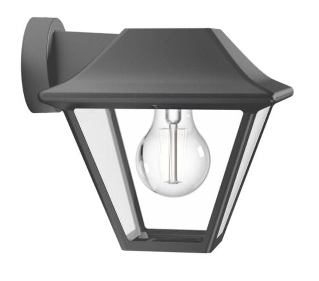 Philips Alpenglow vegglampe utendørs IP44 E27 - Antrasitt-Utebelysning vegg klassisk-Philips-Antrasitt-929003187701-Lightup.no