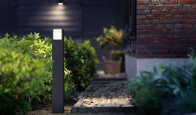Philips Arbour LED pullert, antrasitt-Utebelysning pullert-Philips-915005194101-Lightup.no