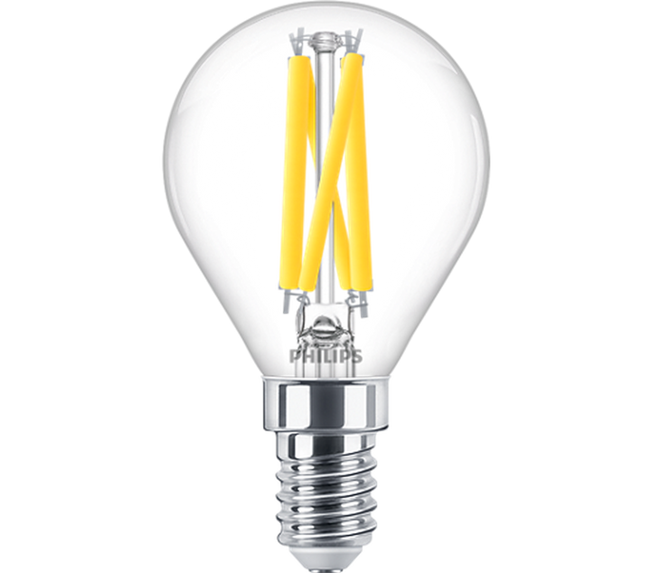 Philips E14 LED mignon 3,4 watt (40W) Warmglow - Dimbar-LED-pære E14 sokkel-Philips-Klar-929003013101-Lightup.no