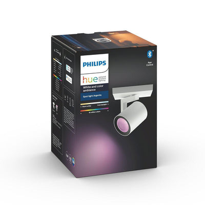 Philips Hue Argenta enkel spotlight white and colore ambiance - Hvit-Taklamper-Philips Hue-915005761901-Lightup.no