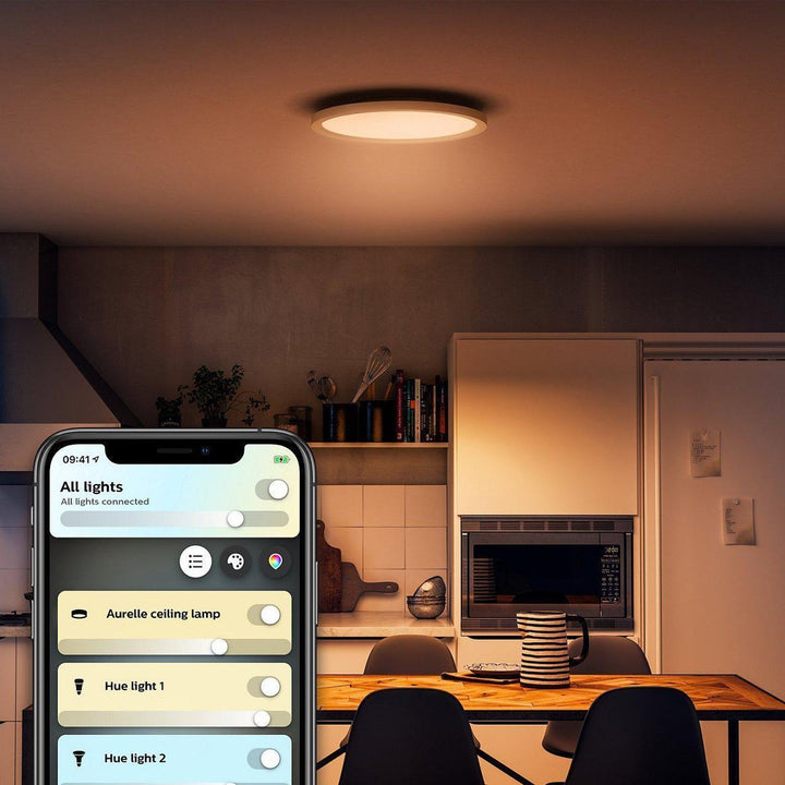 Philips Hue Aurelle rund taklampe - White Ambiance-Taklamper-Philips Hue-Hvit-929003099301-Lightup.no