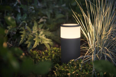 Philips Hue Calla pullert white ambiance & color luminairs 25 cm - Base-Utebelysning pullert-Philips Hue-915005630601-Lightup.no