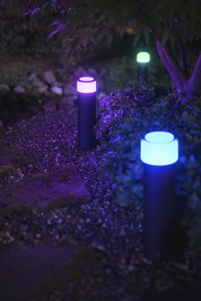 Philips Hue Calla pullert white ambiance & color luminairs 40 cm - Forlenger-Utebelysning pullert-Philips Hue-915005731801-Lightup.no
