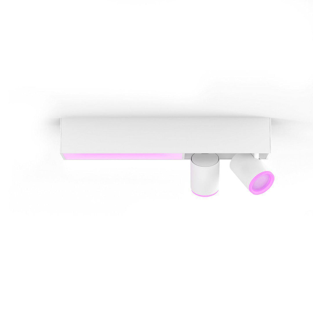 Philips Hue Centris taklampe med 2 spotlys White and colore ambiance - Hvit-Taklamper-Philips Hue-915005928301-Lightup.no