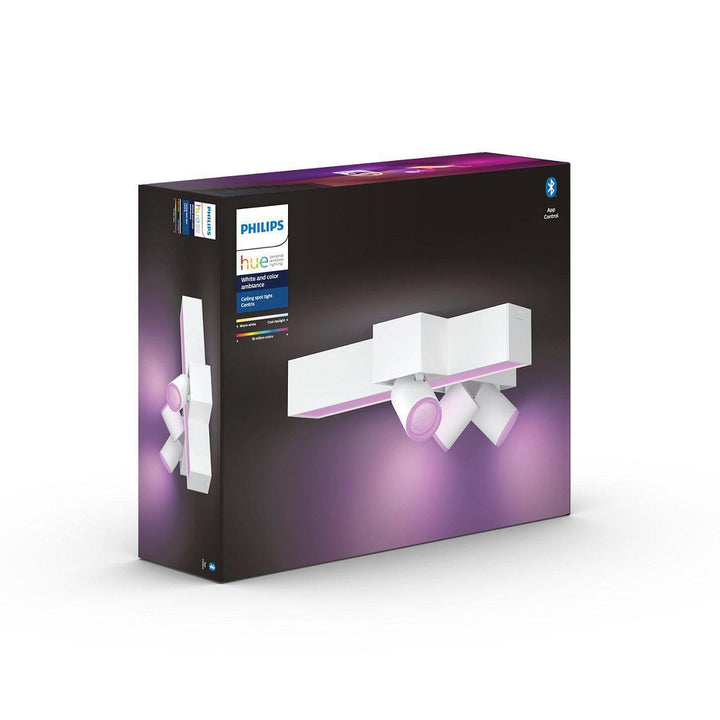 Philips Hue Centris taklampe med 3 spotlys White and colore ambiance - Hvit-Taklamper-Philips Hue-915005928601-Lightup.no