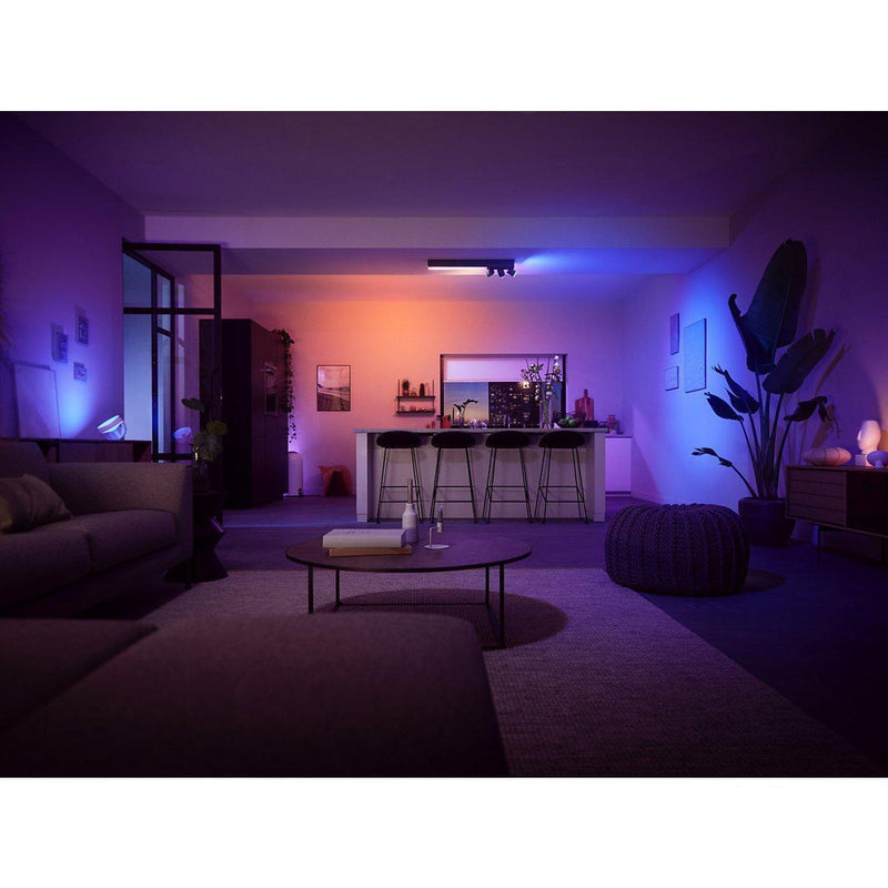 Philips Hue Centris taklampe med 3 spotlys White and colore ambiance - Svart-Taklamper-Philips Hue-915005928201-Lightup.no