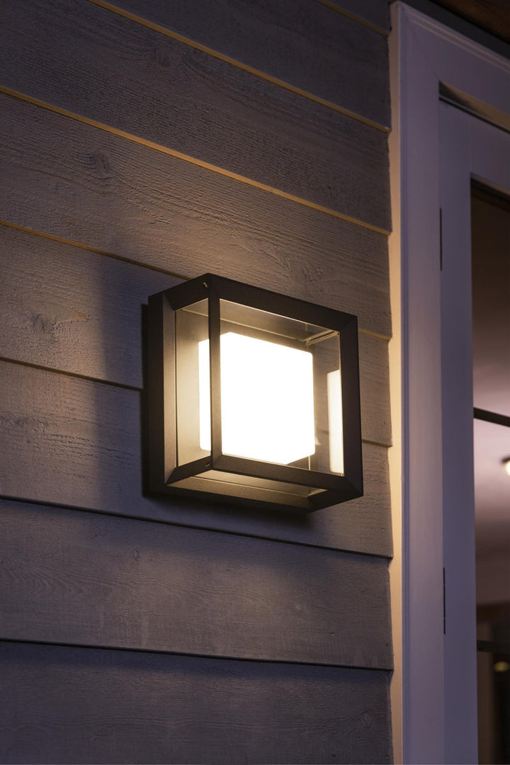 Philips Hue Econic utendørs vegg/tak 3 white ambiance & color luminairs-Utebelysning vegg veggskjold-Philips Hue-Svart-915005731901-Lightup.no
