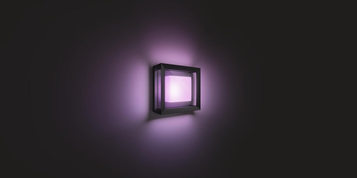 Philips Hue Econic utendørs vegg/tak 3 white ambiance & color luminairs-Utebelysning vegg veggskjold-Philips Hue-Svart-915005731901-Lightup.no