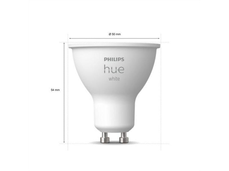 Philips Hue GU10 2 pakning - White ambiance 2700 Kelvin-LED-pære GU10-Philips Hue-929001953508-Lightup.no