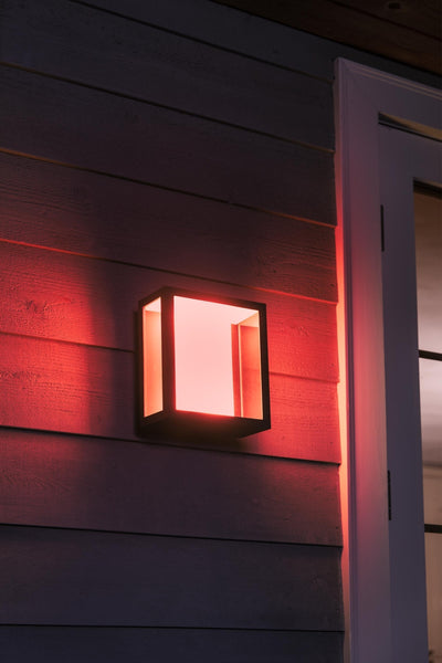 Philips Hue Impress large vegglampe white ambiance & color luminaires-Utebelysning vegg veggskjold-Philips Hue-915005730801-Lightup.no
