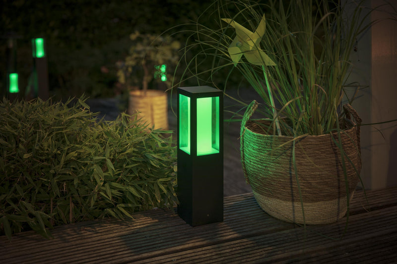 Philips Hue Impress pullert white ambiance & color luminaires - Base-Utebelysning pullert-Philips Hue-915005766501-Lightup.no