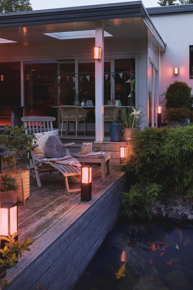 Philips Hue Impress pullert white ambiance & color luminaires - Base-Utebelysning pullert-Philips Hue-915005766501-Lightup.no