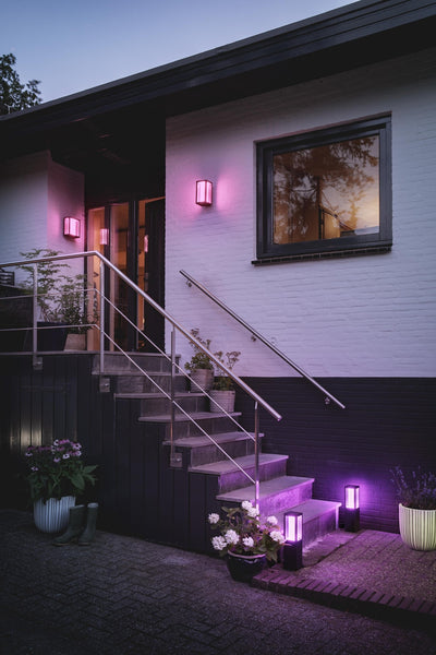 Philips Hue Impress pullert white ambiance & color luminaires - Base-Utebelysning pullert-Philips Hue-915005766501-Lightup.no