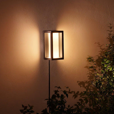Philips Hue Imress vegglampe utendørs white and color ambiance - Svart-Utebelysning vegg veggskjold-Philips Hue-915005842101-Lightup.no