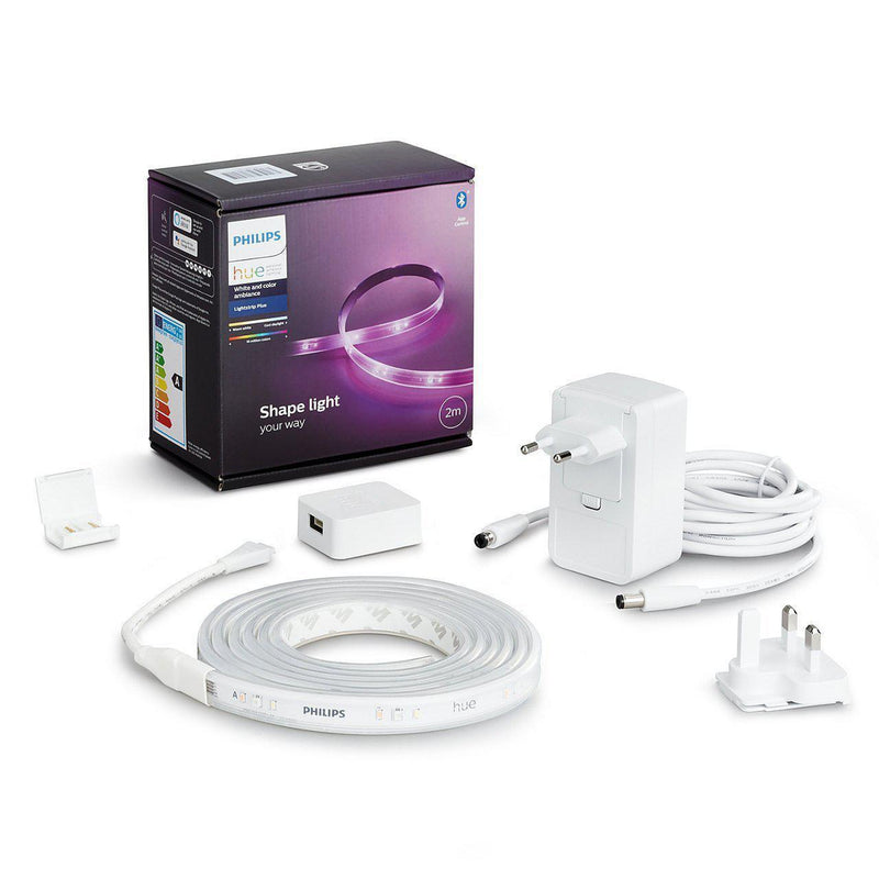 Philips Hue Lightstrip Plus-basispakke White og farget stemning – 2 meter-Lightstrip-Philips Hue-929002269101-Lightup.no