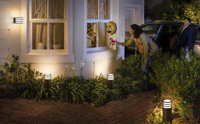 Philips Hue Outdoor Lucca pullert mini, antrasitt-Utebelysning pullert-Philips Hue-915005561301-Lightup.no