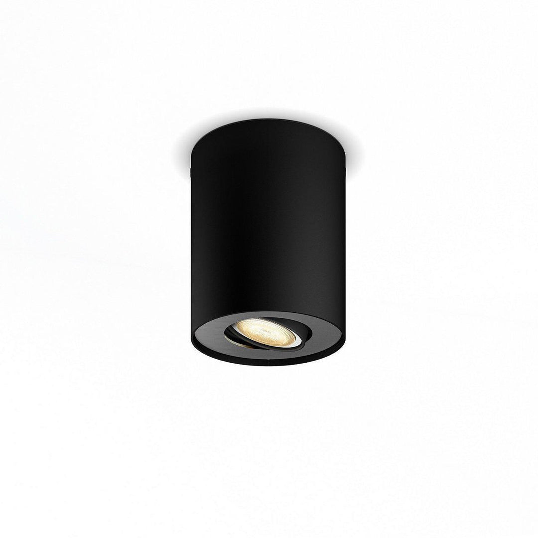 Philips Hue Pillar enkel spot med fjernkontroll White Ambiance - Svart-Taklamper-Philips Hue-929003046501-Lightup.no