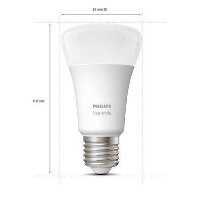 Philips Hue startsett E27 2 lyspærer og bridge - White ambiance-Smartpærer E27-Philips Hue-929002469201-Lightup.no