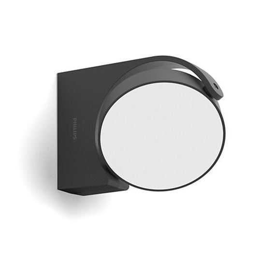 Philips Mimosa vegglampe utendørs 7W 2700K IP44 - Antrasitt-Utebelysning vegg veggskjold-Philips-Antrasitt-929003262301-Lightup.no