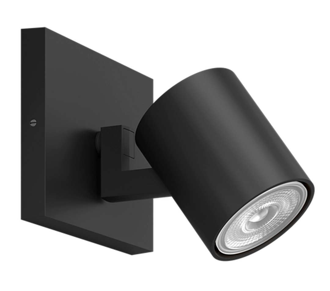 Philips Runner taklampe 1 spot - Svart-Taklamper-Philips-Svart-929003204701-Lightup.no
