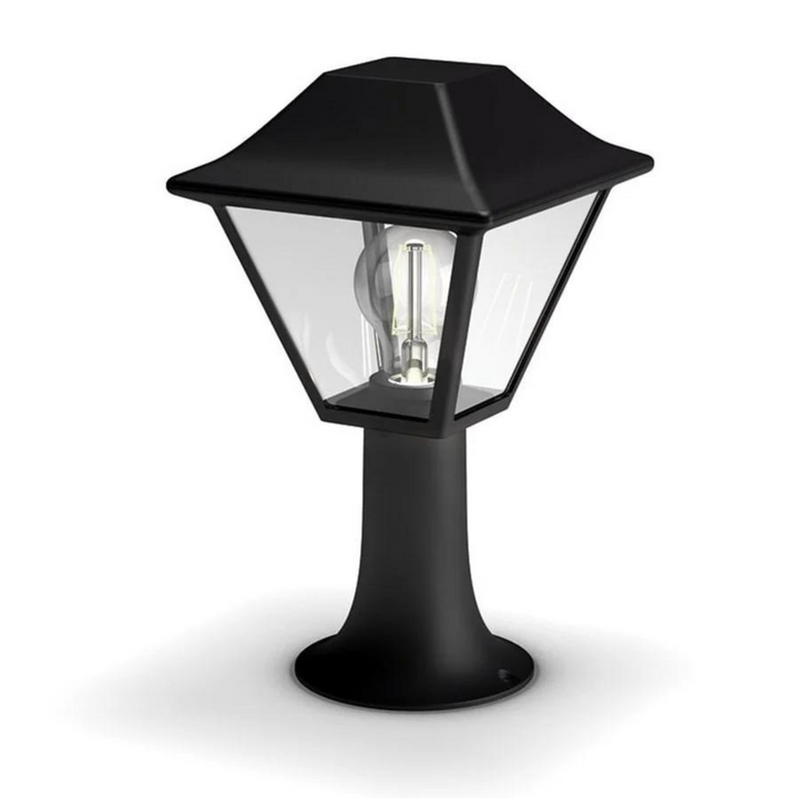 Philips myGarden Alpenglow portstolpe utendørs IP44 - Svart-Utebelysning portstolpe-Philips-915005382201-Lightup.no