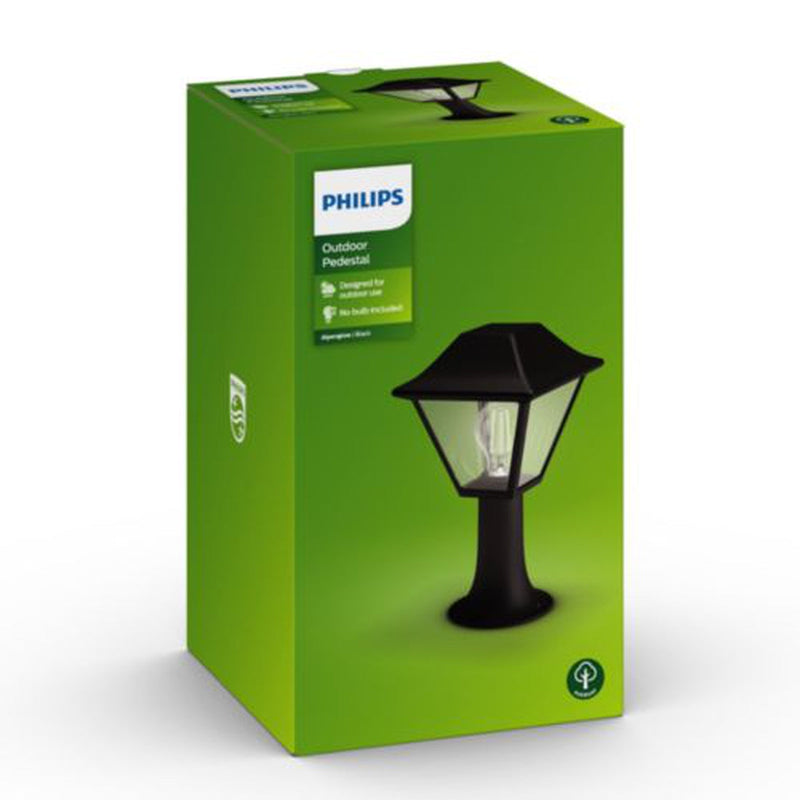Philips myGarden Alpenglow portstolpe utendørs IP44 - Svart-Utebelysning portstolpe-Philips-915005382201-Lightup.no