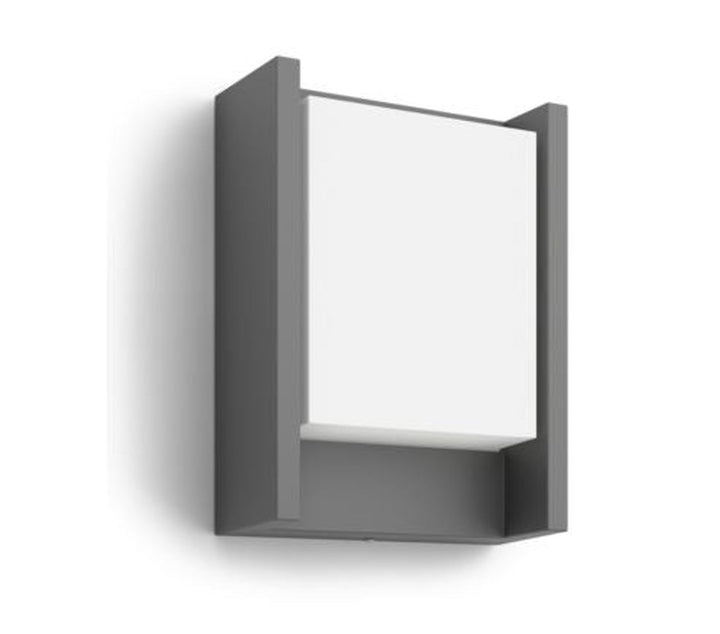 Philips myGarden Arbour vegglampe utendørs 6W IP44 - Antrasitt-Utebelysning vegg veggskjold-Philips-Antrasitt-915005193801-Lightup.no