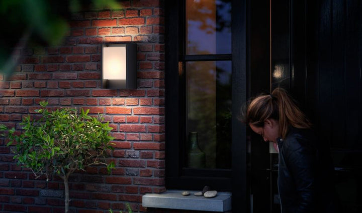 Philips myGarden Arbour vegglampe utendørs 6W IP44 - Antrasitt-Utebelysning vegg veggskjold-Philips-Antrasitt-915005193801-Lightup.no