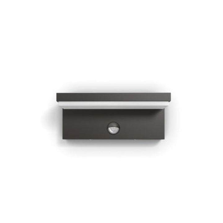 Philips myGarden Bustan vegglampe utendørs IP44 2x4,5W LED m/bevegelses sensor IR - Antrasitt-Utebelysning vegg opp og ned-Philips-Antrasitt-915005378401-Lightup.no