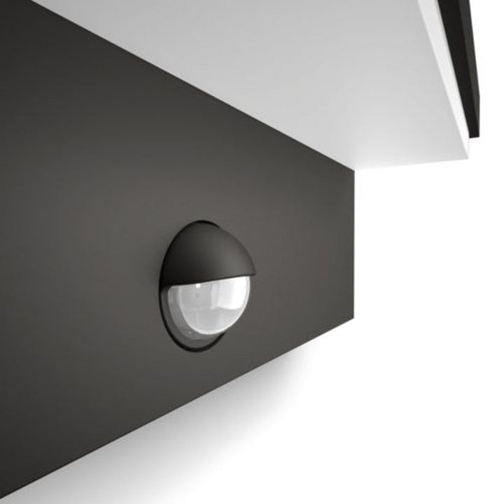 Philips myGarden Bustan vegglampe utendørs IP44 2x4,5W LED m/bevegelses sensor IR - Antrasitt-Utebelysning vegg opp og ned-Philips-Antrasitt-915005378401-Lightup.no