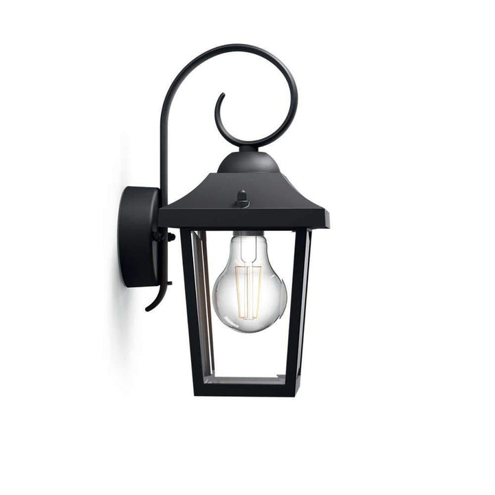 Philips myGarden Buzzard vegglampe, Svart-Utebelysning vegg klassisk-Philips-Svart-915005309001-Lightup.no