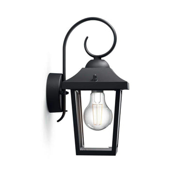 Philips myGarden Buzzard vegglampe, Svart-Utebelysning vegg klassisk-Philips-915005309001-Lightup.no