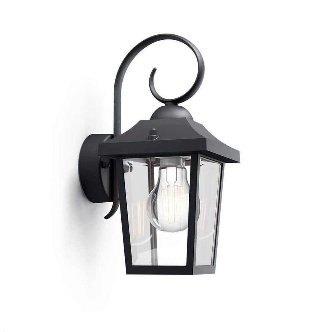 Philips myGarden Buzzard vegglampe, Svart-Utebelysning vegg klassisk-Philips-Svart-915005309001-Lightup.no