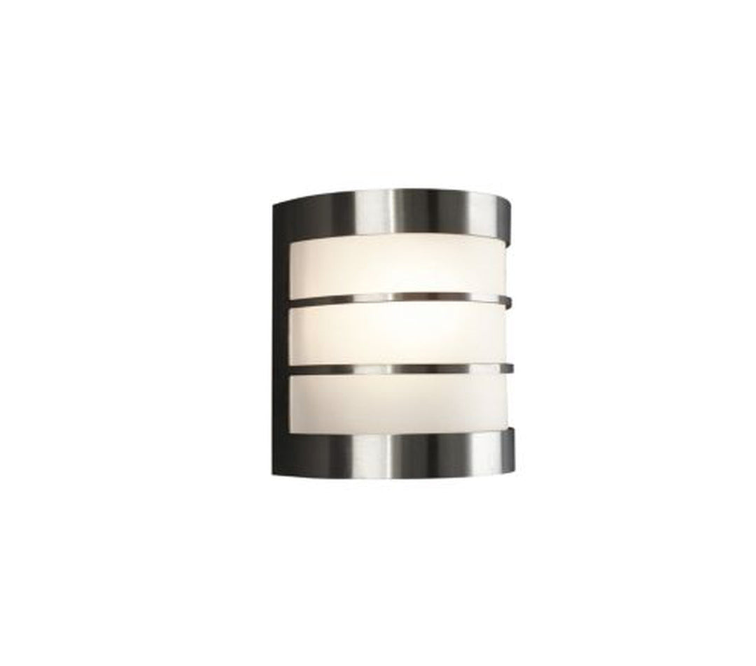 Philips myGarden Calgary vegglampe utendørs IP44 E27 - Rustfritt stål-Utebelysning vegg veggskjold-Philips-Stål-915006002801-Lightup.no
