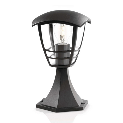 Philips myGarden Creek stolpe 30 cm utendørs IP44 - Svart-Utebelysning portstolpe-Philips-915002790502-Lightup.no