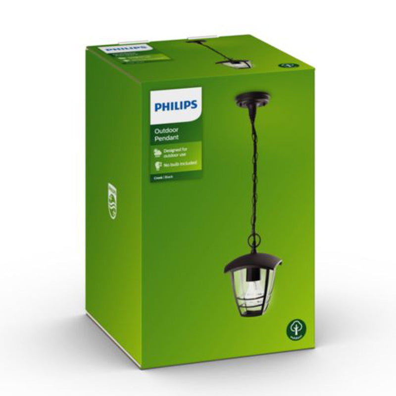Philips myGarden Creek takpendel utendørs IP44 - Svart-Utebelysning taklampe-Philips-915002790102-Lightup.no