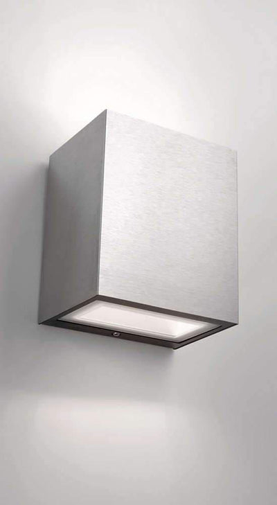 Philips myGarden Flagstone LED vegglampe, rustfritt stål-Utebelysning vegg opp og ned-Philips-915002532402-Lightup.no