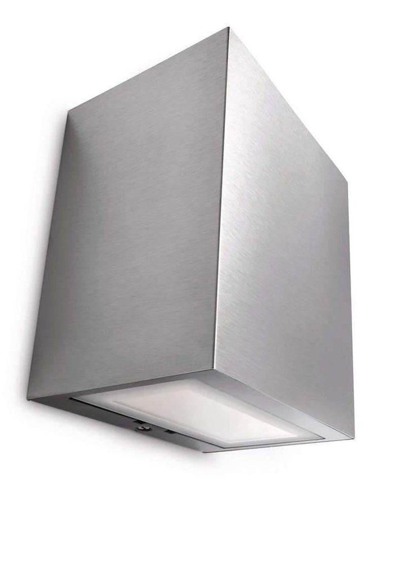 Philips myGarden Flagstone LED vegglampe, rustfritt stål-Utebelysning vegg opp og ned-Philips-915002532402-Lightup.no