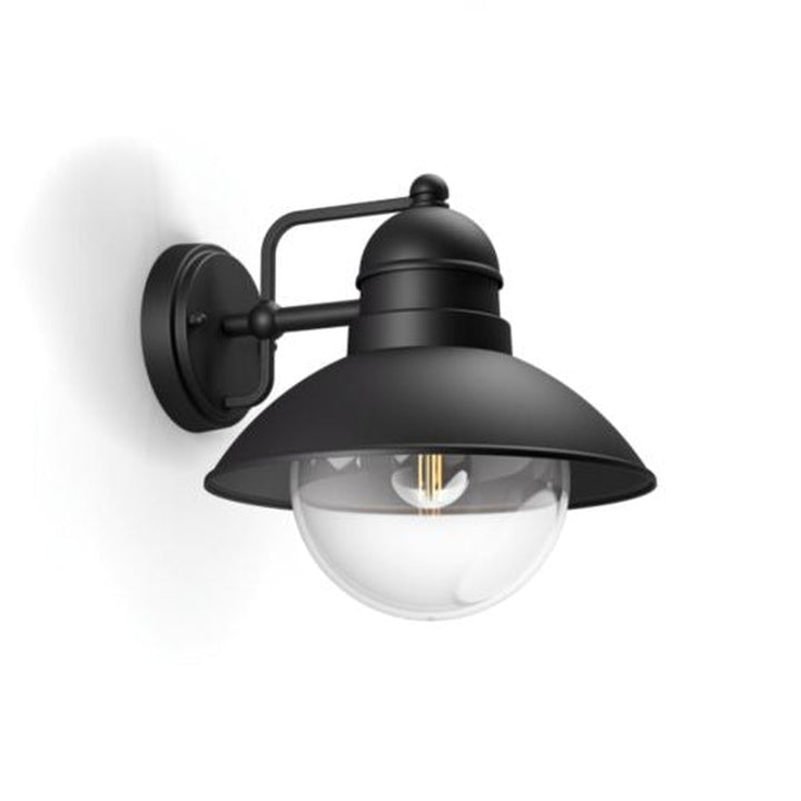 Philips myGarden Hoverfly vegglampe utendørs - Svart-Utebelysning vegg klassisk-Philips-915005309101-Lightup.no