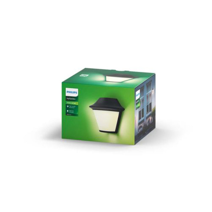 Philips myGarden Serres vegglampe utendørs IP44 - Svart-Utebelysning vegg klassisk-Philips-Svart-915005554201-Lightup.no