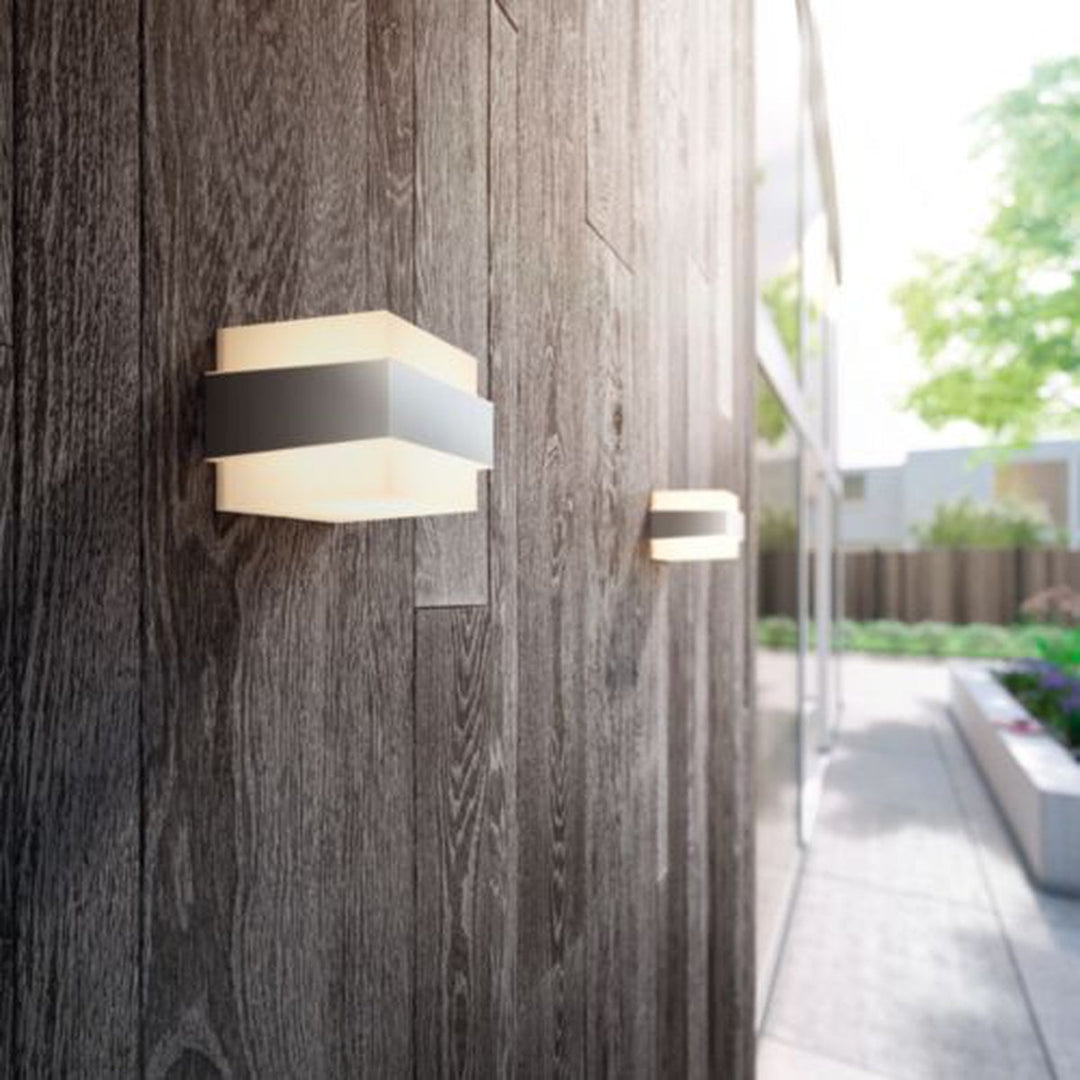 Philips myGarden Shovel vegglampe opp/ned utendørs - Rustfritt stål-Utebelysning vegg opp og ned-Philips-Stål-915005301601-Lightup.no