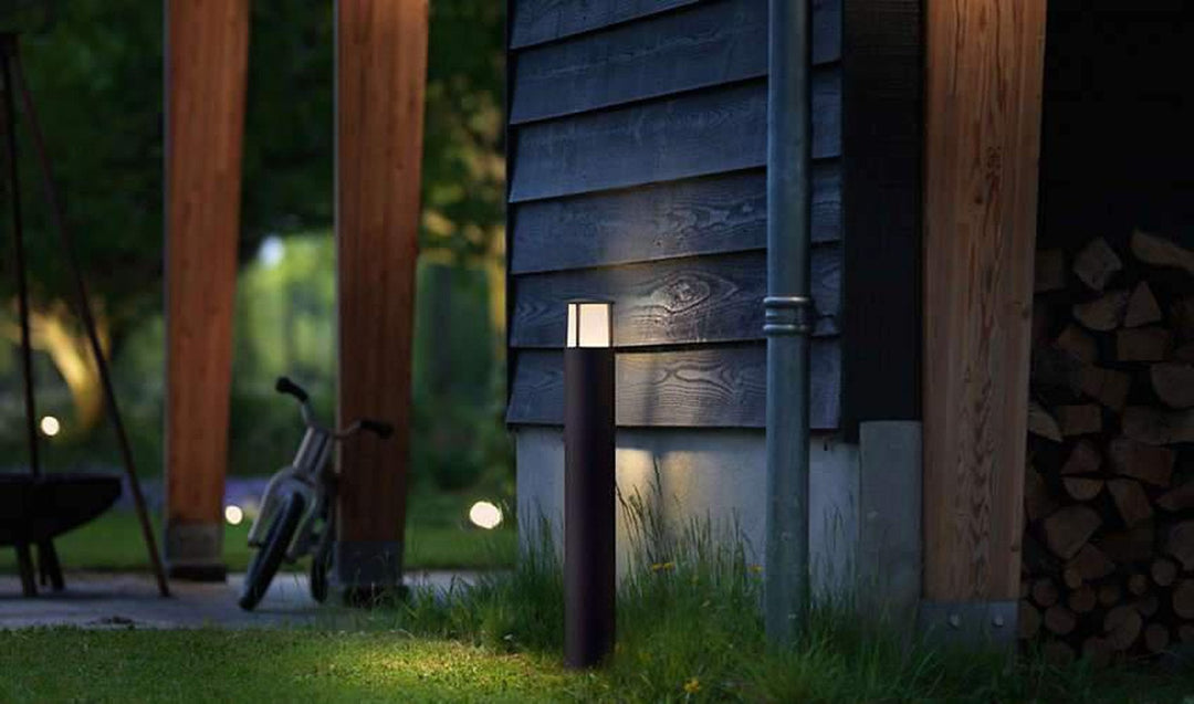 Philips myGarden Stock LED pullert, antrasitt-Utebelysning pullert-Philips-Grå-915005194701-Lightup.no
