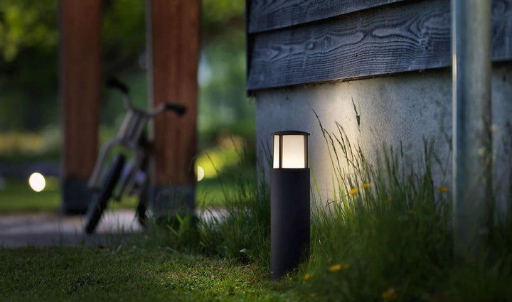 Philips myGarden Stock LED pullert mini, antrasitt-Utebelysning pullert-Philips-Grå-915005194601-Lightup.no