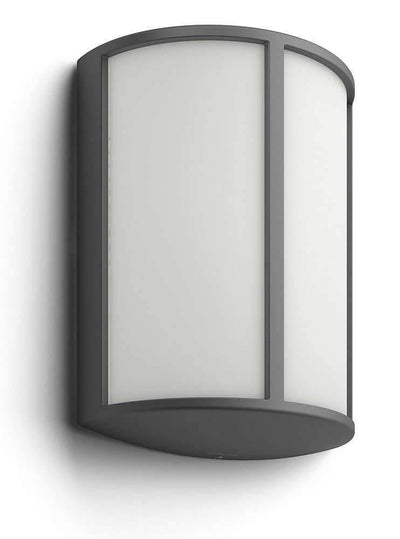 Philips myGarden Stock LED vegglampe, antrasitt-Utebelysning vegg veggskjold-Philips-915005194401-Lightup.no