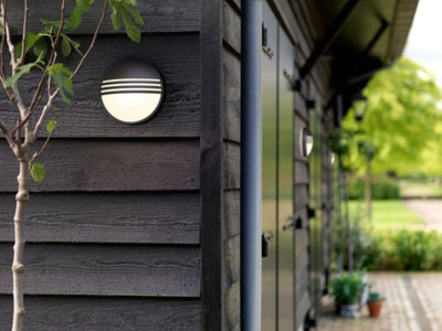 Philips myGarden Yarrow vegglampe utendørs IP44 6W LED - Svart-Utebelysning vegg veggskjold-Philips-915005193601-Lightup.no